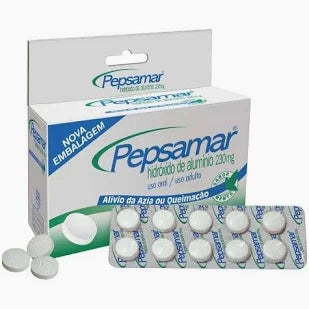 Pepsamar 230mg 5 Blister Com 10 Comprimidos Mastigáveis